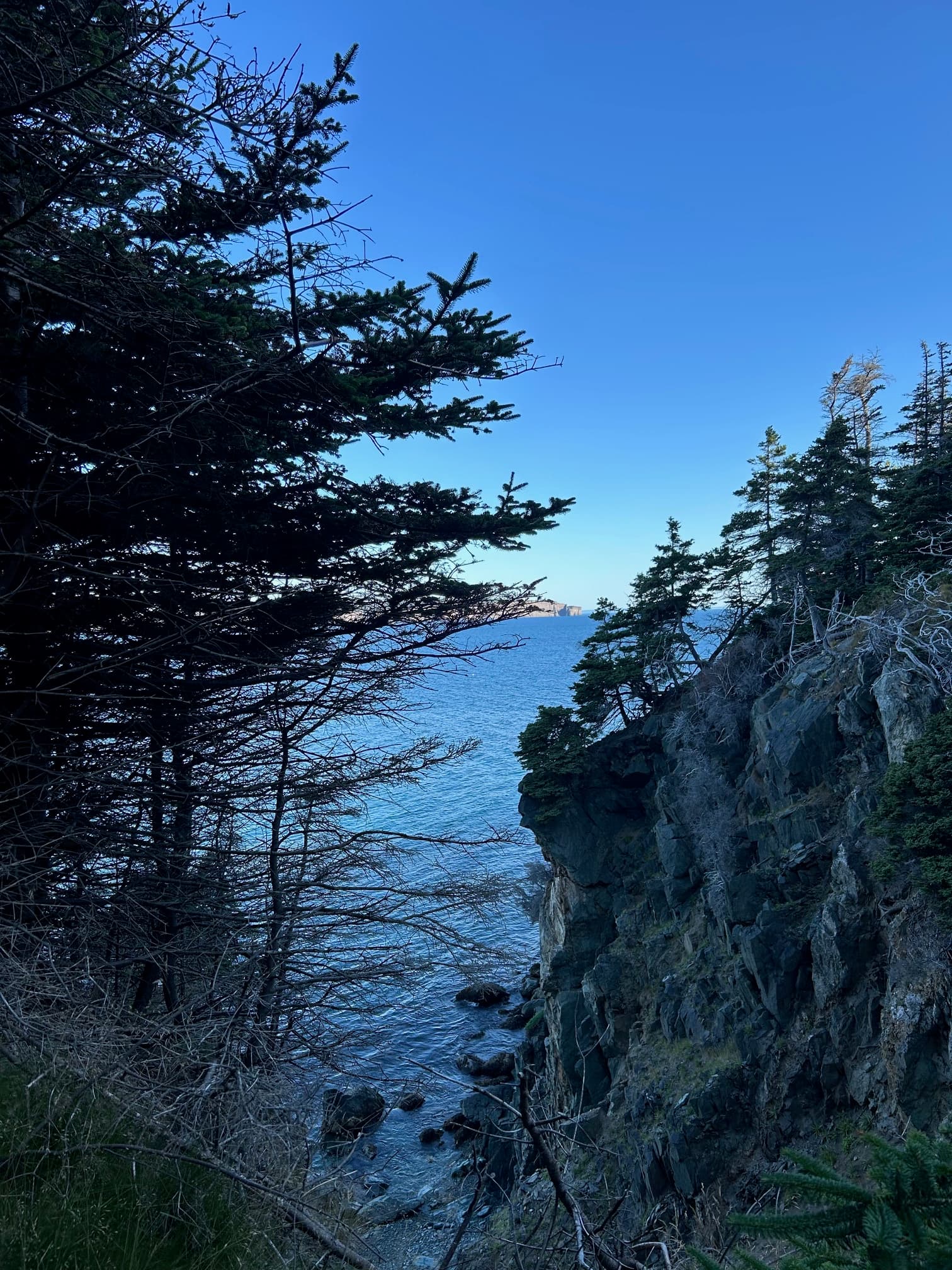 Scenic road and horizon