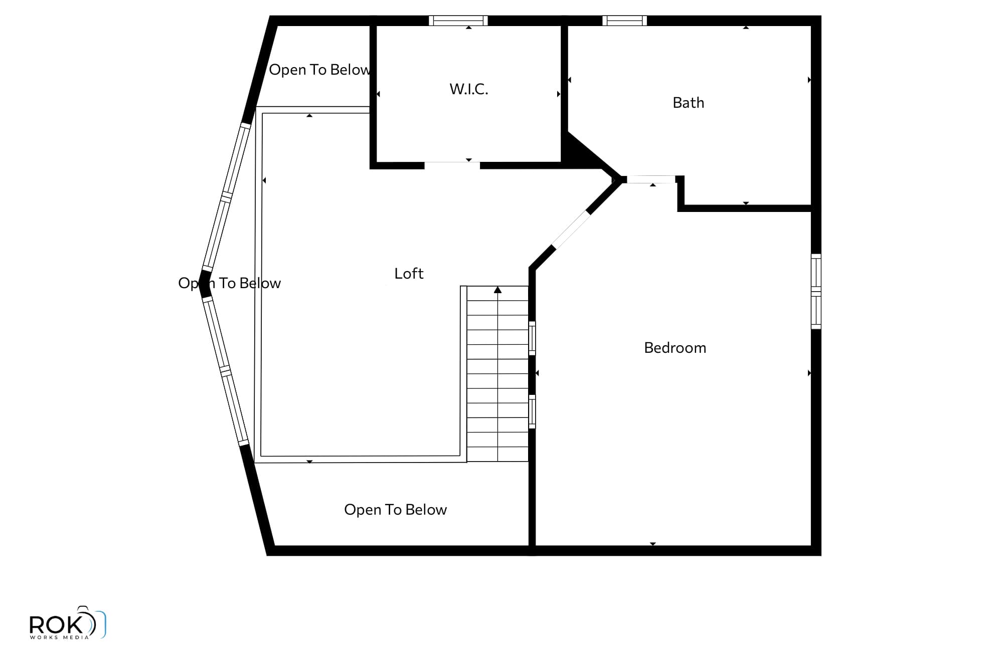 Floor plan - upper level