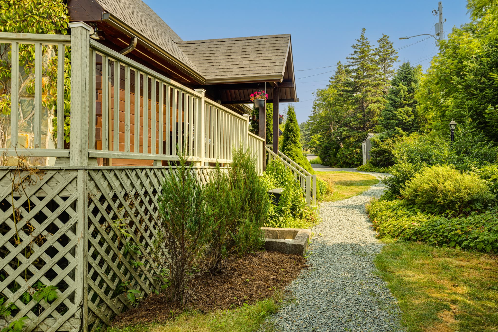 Aerial view showing lot and coastline